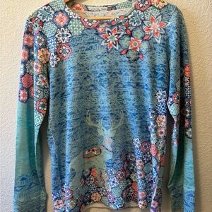 Whimsy Rose Snowflake Baby Waffle Long Sleeve Top